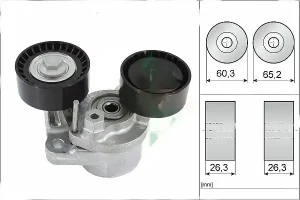 320 d Tendicinghia multirighe BMW 3 E93 INA