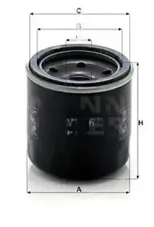 Filtr oleju YAMAHA XJ MANN-FILTER