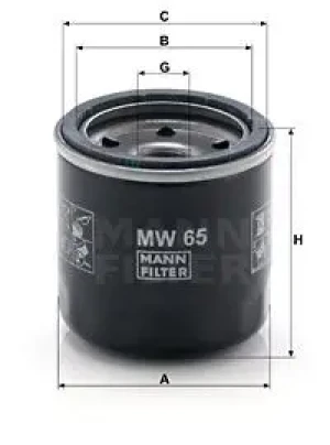 Filtr oleju SUZUKI GSX-S MANN-FILTER