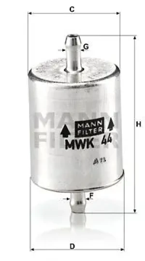 MH 900e Filtr paliwa DUCATI MH MANN-FILTER