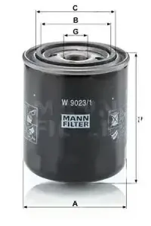 Filtr hydrauliczny skrzyni biegów MAN TGS I MANN-FILTER