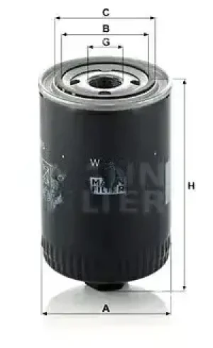 Filtr oleju MAGIRUS-DEUTZ M-Series MANN-FILTER