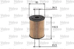 Filtr oleju VW TRANSPORTER T5 VALEO