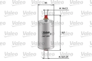 500 SE,, 260 SE, 300 SE,, 420 SE,, 560 SE,, 3.8, 380 SE, Filtr paliwa MERCEDES-BENZ KLASA S W126 VALEO