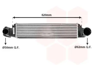 320 td BMW 3 E46 Chłodnica powietrza intercooler VAN WEZEL