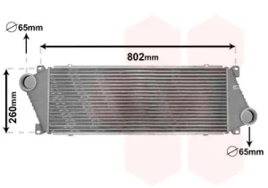 411 CDI, 408 CDI, 416 CDI, 413 CDI MERCEDES-BENZ SPRINTER B904 Chłodnica powietrza intercooler VAN WEZEL