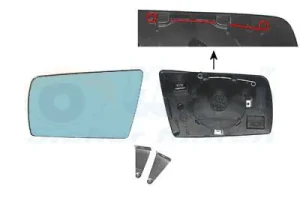Szkło wkład lusterka MERCEDES-BENZ W210 VAN WEZEL