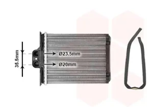 Nagrzewnica SAAB 44079 I VAN WEZEL
