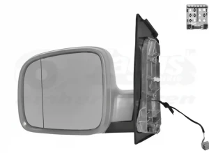 Lusterko zewnętrzne lewe podgrzewane VW CALIFORNIA T5 VAN WEZEL