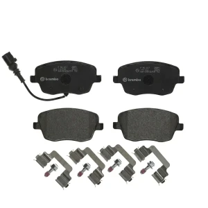 P 85 077 BREMBO Klocki hamulcowe przód z czujnikiem