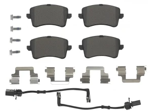Klocki hamulcowe tył z czujnikiem AUDI A4 B8 BREMBO