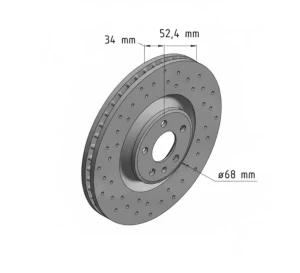 tarcze hamulcowe bmw f31 320d 150.2905.20 ZIMMERMANN