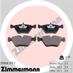 klocki bmw e36 20968.195.1 ZIMMERMANN