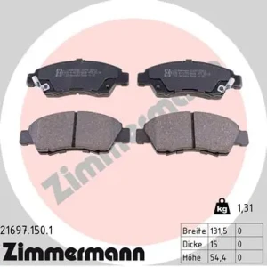 Klocki hamulcowe przód HONDA CIVIC V ZIMMERMANN