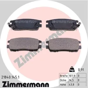 Klocki hamulcowe tył MITSUBISHI PAJERO II ZIMMERMANN