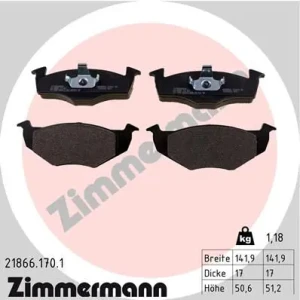 Klocki hamulcowe przód VW POLO III ZIMMERMANN