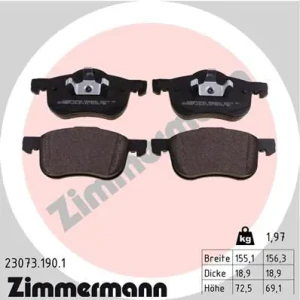 23073.190.1 ZIMMERMANN Klocki hamulcowe przód