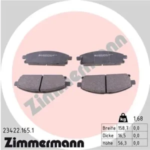 Klocki hamulcowe przód NISSAN PATHFINDER II ZIMMERMANN