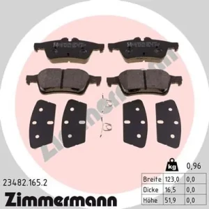 klocki hamulcowe peugeot 508 sw przód 23482.165.2 ZIMMERMANN