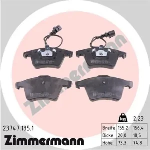 Klocki hamulcowe przód z czujnikiem VW TOUAREG I ZIMMERMANN