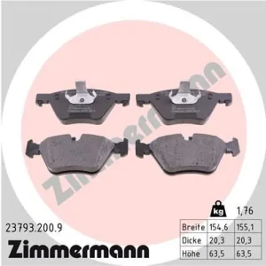 klocki hamulcowe bmw e60 530d 23793.200.9 ZIMMERMANN