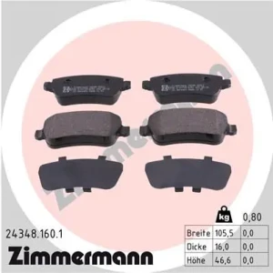 Klocki hamulcowe tył FIAT CROMA ZIMMERMANN