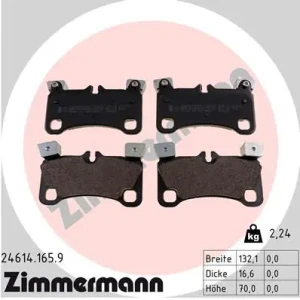 Klocki hamulcowe tył PORSCHE BOXSTER II ZIMMERMANN