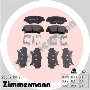 Klocki hamulcowe przód HYUNDAI i30 Kombi (GD) ZIMMERMANN