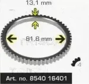 Bague de capteur d'abs FORD MONDEO I TRISCAN