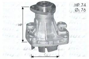 3.1 TD JEEP GRAND CHEROKEE II Pompe à eau Pompe à eau DOLZ