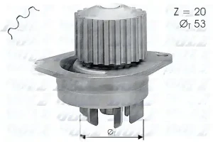 1.4 PEUGEOT 309 I Wasserpumpe Wasserpumpe DOLZ