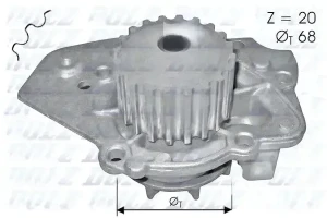1.9 D PEUGEOT J5 Pompa acqua Pompa acqua DOLZ