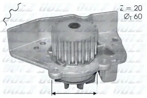 19 E, 16, 19 GTi, 19, 15, 16 E CITROËN BX Pompa acqua Pompa acqua DOLZ