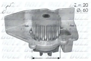 1.8 i CITROËN XANTIA Pompa acqua Pompa acqua DOLZ