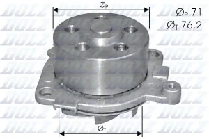 1.8 ALFA ROMEO GIULIETTA Pompa wody Pompa wody DOLZ