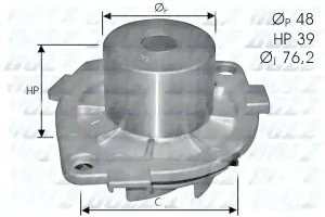 1.9 D LANCIA MUSA Pompa wody Pompa wody DOLZ