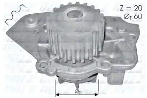 1.6, 1.9, 1.9 4x4 PEUGEOT 405 I Pompa acqua Pompa acqua DOLZ