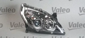 Reflektor lampa prawa z silniczkiem do regulacji z żarówką OPEL VECTRA C VALEO