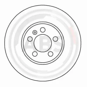 Tarcza hamulcowa przód wentylowana VW VENTO A.B.S.