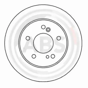 Tarcza hamulcowa tył MERCEDES-BENZ W202 A.B.S.