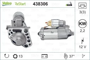 D3, D4, T6, T6 AWD, 2.0 T, T5, T5 AWD VOLVO XC60 I Rozrusznik VALEO