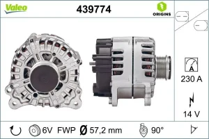 3.0 D PORSCHE PANAMERA I Alternator 230a
