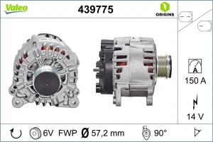 alternator audi a4 b8 3.0 tdi 439775 VALEO