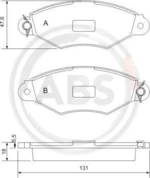 Klocki hamulcowe przód CITROËN XSARA A.B.S.