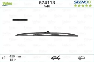 Pióro wycieraczki tradycyjne BMW 5 E12 VALEO