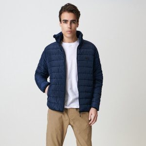 Sinsay - Kurtka pikowana - Granatowy - męski - 0003J-59X