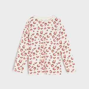 Sinsay - Koszulka - Kremowy - dziewczynka - 0091Y-01X