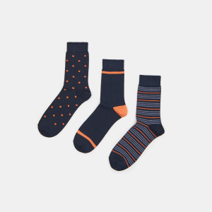 Sinsay - Socken, 3er-Pack - Blau - herren - 0114J-57X