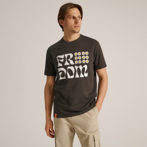 Sinsay - Koszulka z nadrukiem - Zielony - męski - 0116T-16X