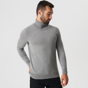 Sinsay - Maglione dolcevita - Grigio chiaro - Da uomo - 0190J-09M
